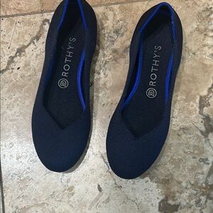 Rothy's Black and Blue Casual Flats